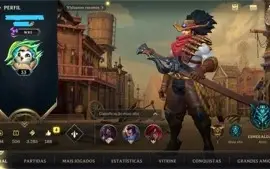 CONTA LOL WILD RIFT - ESMERALDA 4  PRA HOJE
