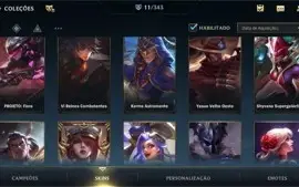 CONTA LOL WILD RIFT - ESMERALDA 4  PRA HOJE