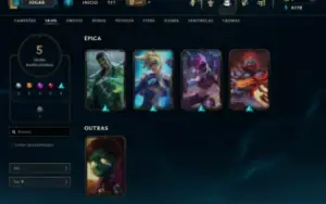 Conta Handlevel Nv 36 / 5 Skins / 24 Campeões / Full Acesso