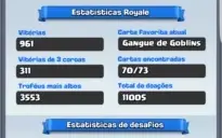CONTA COC CORINGA E CLASH ROYALE  3500 .VENDA JUNTA !!!
