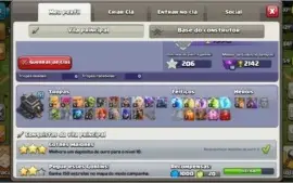 CONTA COC CORINGA E CLASH ROYALE  3500 .VENDA JUNTA !!!