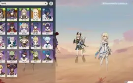 Conta genshin AR 46 com Cyno + Biss !
