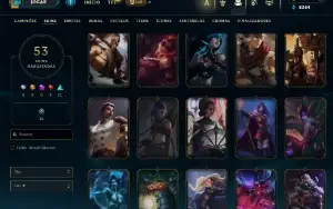 Conta De League Of Leagends/Full Acesso/53 Skins/Level 196 /