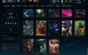 Conta De League Of Leagends/Full Acesso/53 Skins/Level 196 /