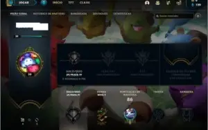 Conta prata 4 com 21 champs e 12 skins