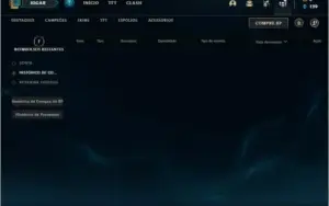 Conta prata 4 com 21 champs e 12 skins