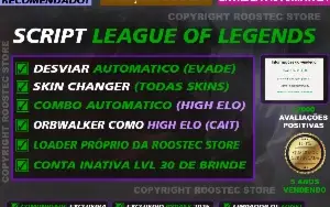 SCRIPT LOL  + CONTA INATIVA + ENTREGA AUTOMÁTICA 2026