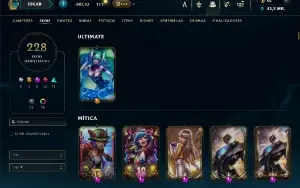 Esmeralda 4 com TODOS os Champs e 228 Skins + 12 Vitoriosas