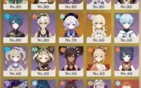 Conta Genshin Impact - 8 personagens 5⭐