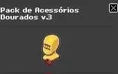 Pack de Acessórios Dourados V.3 - Habbo Hotel