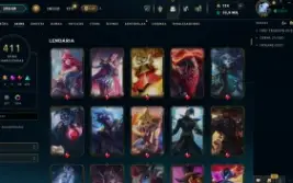Conta Lol Mais De 400 Skin Elo Mestre