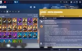 Conta Fortnite season 3,4,5,6 full + salve o mundo