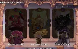 Cookie run kingdom Shadow Milk+Burning Spice+mystic flour