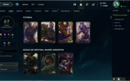 CONTA LOL sem elo ex gold lvl 86