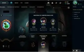 CONTA LOL sem elo ex gold lvl 86