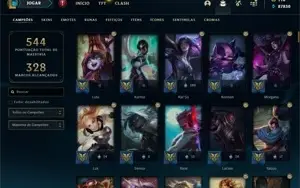 Vendo conta League Of Legends com 518 Skin, e 15 Skin Ed. Pr