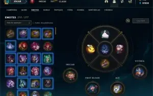 Vendo conta League Of Legends com 518 Skin, e 15 Skin Ed. Pr