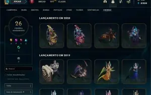 Vendo conta League Of Legends com 518 Skin, e 15 Skin Ed. Pr