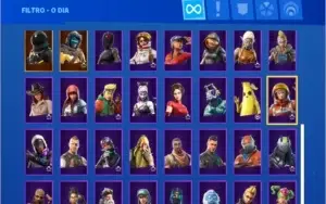 Conta de Fortnite Season 2 até a X