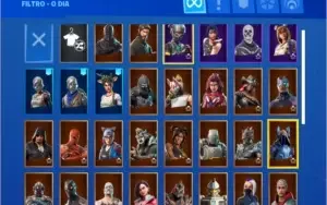 Conta de Fortnite Season 2 até a X