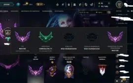 Conta Lol Esmeralda/ Mestre Tft Todos Champ Muita Skin
