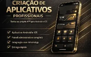 Criação de Aplicativo Completo + Website Completo