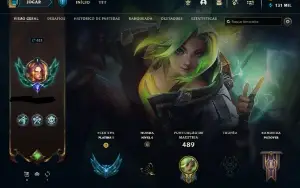 Conta lol mais de 20 míticas, e muitos itens raros