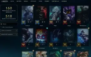 Unranked com 100 Champs e 27 Skins + 2 Fragmentos