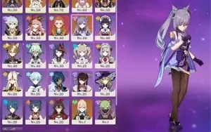 Zhong+Yae Miko+Itto+Mona+Jean+banner no garantido Ar 38