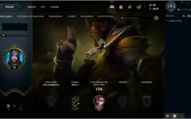Smurf LVL 34, 54 Campeões, Ícones Raros e pronta pra Ranked.