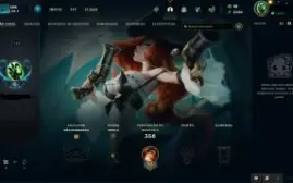 Conta de league of legends com mais de 200 skins