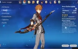 GENSHIN IMPACT - AR47 - CHILDE C1 + MONA C1 + JEAN + 5*