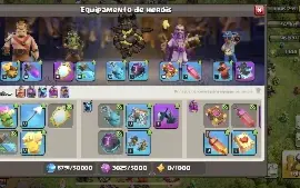🏰 Conta Clash of Clans — CV17 Full Acesso (Rushadinho)