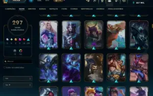 Mono Ahri 1 Milhao +12 Skins Da Ahri Emote Master E Gm S9