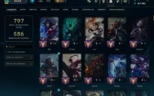 Mono Ahri 1 Milhao +12 Skins Da Ahri Emote Master E Gm S9