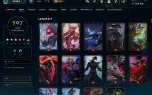 Mono Ahri 1 Milhao +12 Skins Da Ahri Emote Master E Gm S9