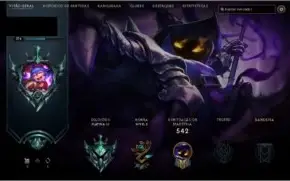 conta platina 3, todos campeões, skins, mt essência