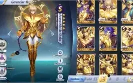 Conta Saint Seiya Awakening - Shaka Arayashiki e outros