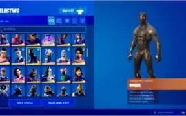 conta fortnite season 3 cap 1 230 skins + 36 jogos na epic.