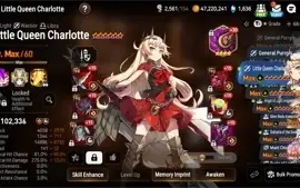 Conta Epic Seven - Inúmeros personagens de collabs.