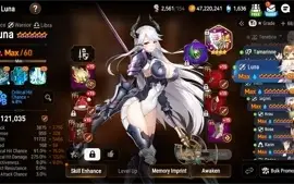 Conta Epic Seven - Inúmeros personagens de collabs.