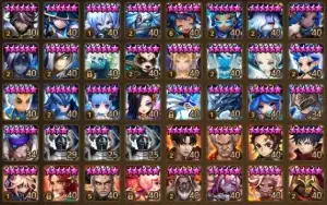 Conta summoners war (Global) Late game, LD todos nat4 nat5