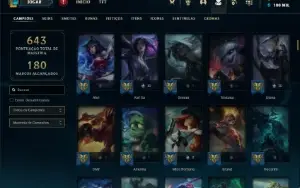 Conta Bronze 4 com TODOS os champs  182 Skins + UrfWick