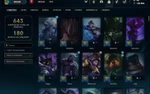 Conta Bronze 4 com TODOS os champs  182 Skins + UrfWick