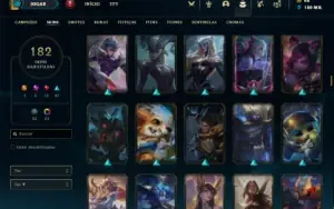 Conta Bronze 4 com TODOS os champs  182 Skins + UrfWick