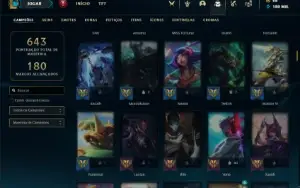 Conta Bronze 4 com TODOS os champs  182 Skins + UrfWick