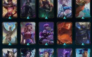 Lol 60 skins, prata, level 160