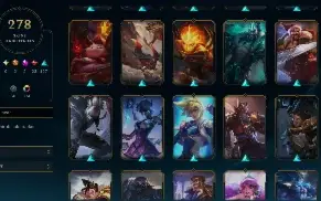 Conta League Of Legends com 278 Skins