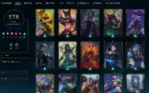 Conta League Of Legends com 278 Skins