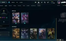Conta League Of Legends de Pobre mas Humilde Nivel 33